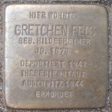 Stolperstein en memoria de Gretchen Fels