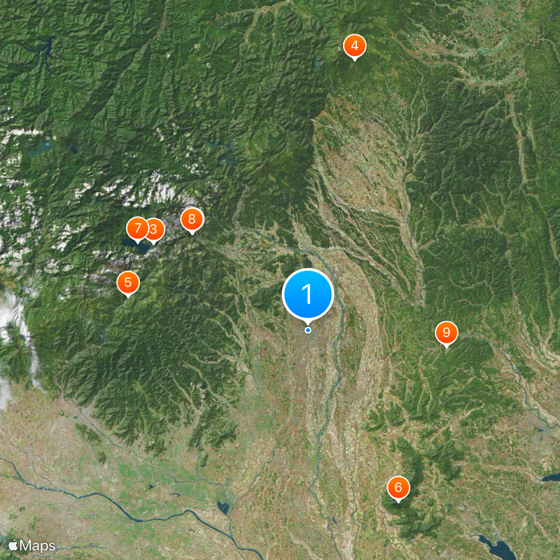 Préfecture de Tochigi Carte