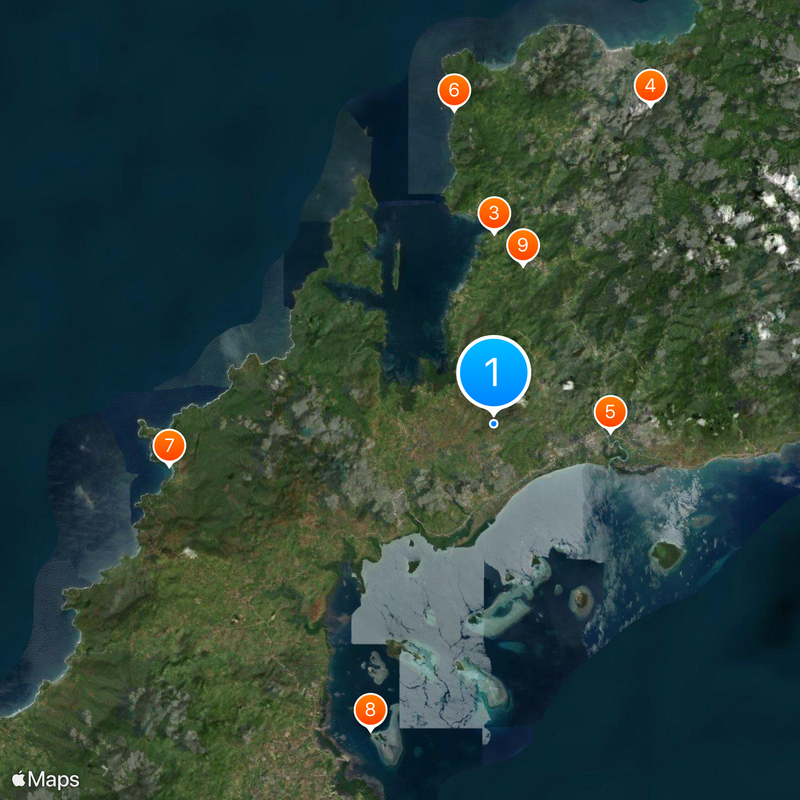 Province de Palawan Carte