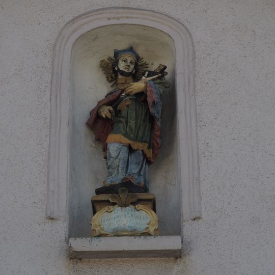 Hausfigur heiliger Johann Nepomuk