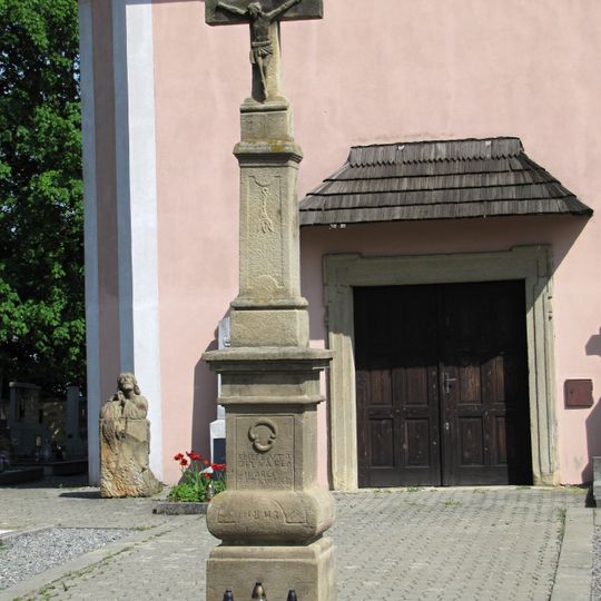 Wayside cross in Žeravice