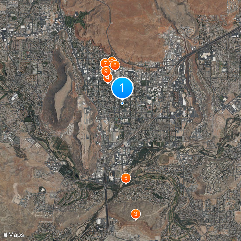 St. George Utah Temple Mapa