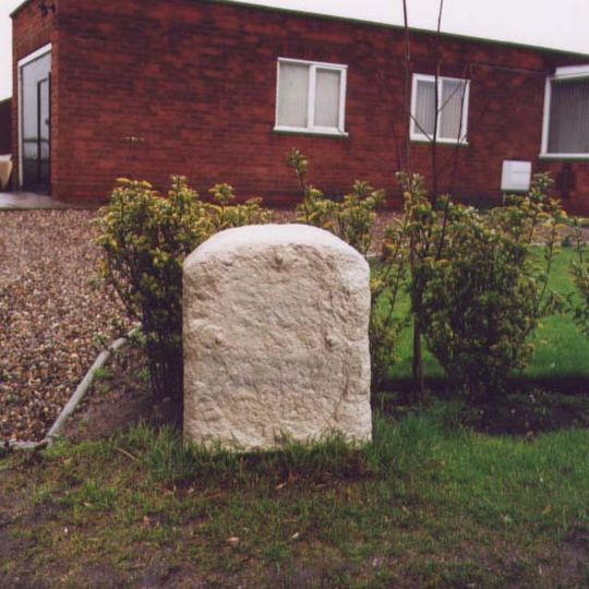 Milestone, outside 6 Selby Road, Holme on Spalding Moor