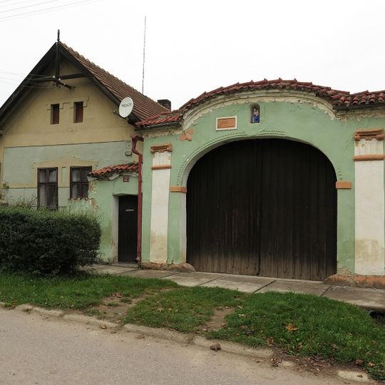 Brána s brankou čp. 22