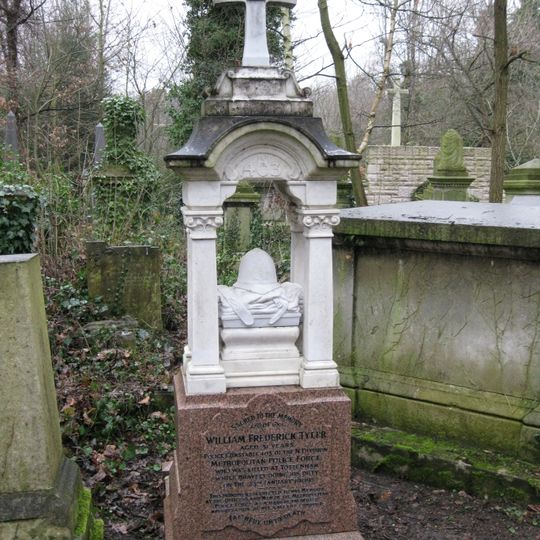 Monument To William Tyler In Abney Park Cemetery