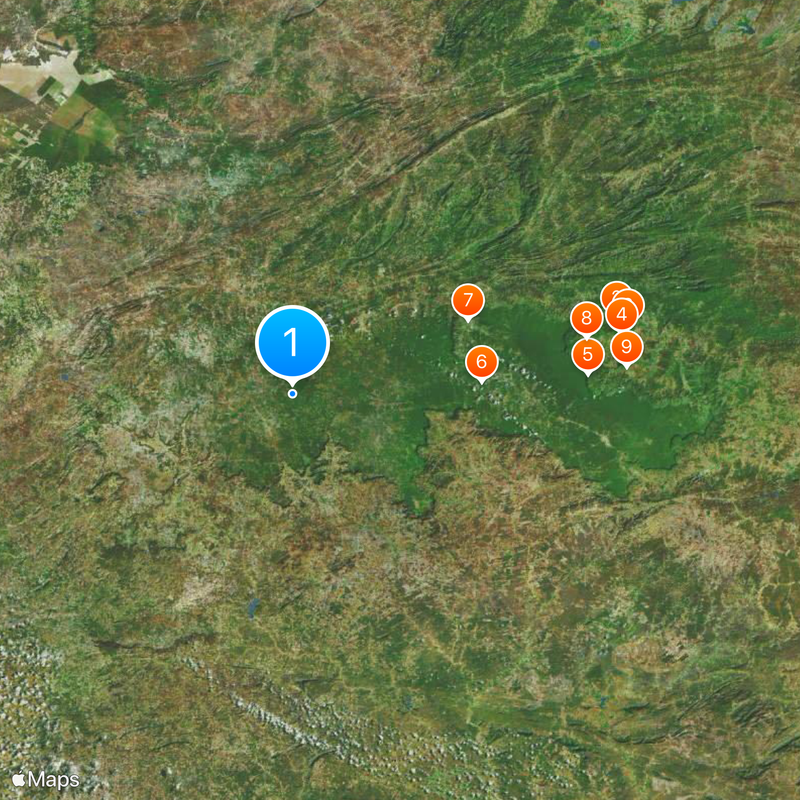 Chapada do Araripe Mappa