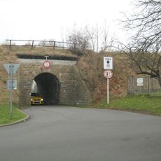 Railway bridge over za Podjezdem street in Polanka nad Odrou