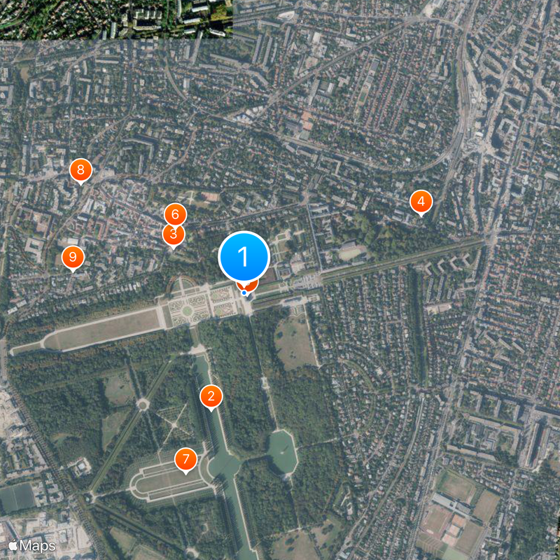 Castle of Sceaux Map