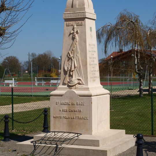 War memorial of Saint-André-de-Bâgé