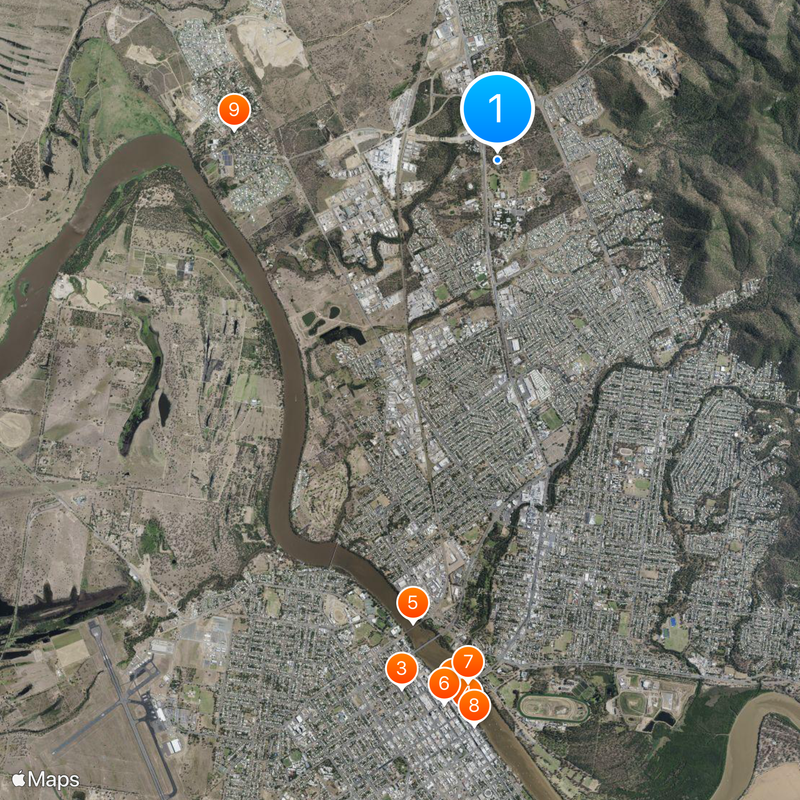 Central Queensland University Map