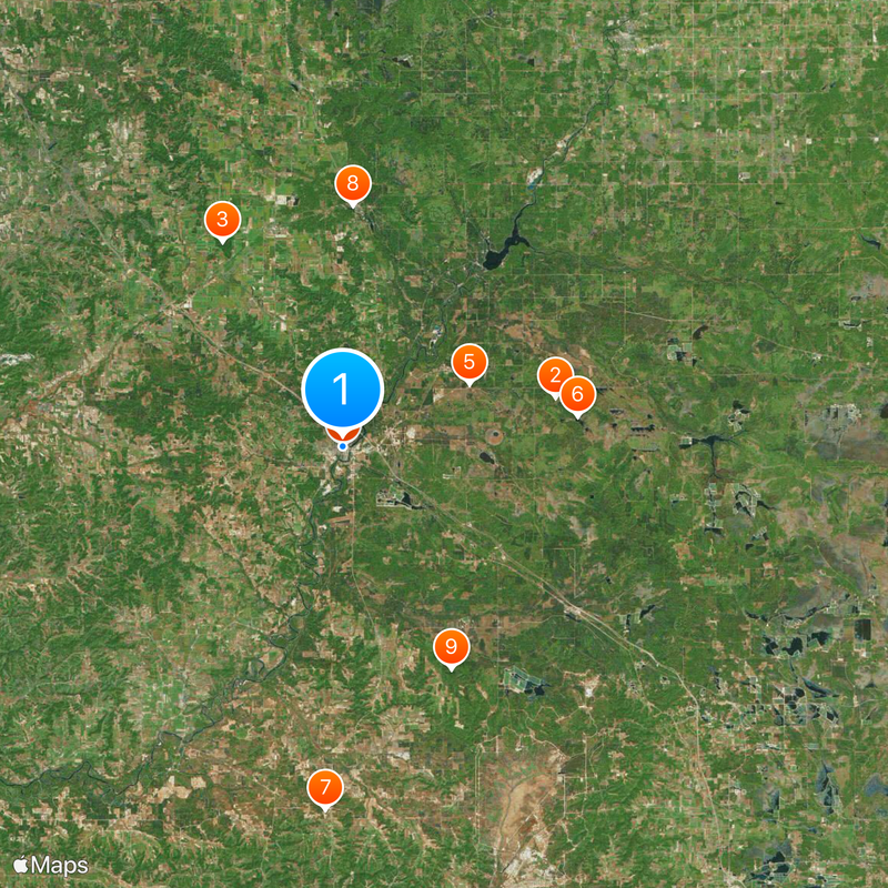 Black River Falls Map