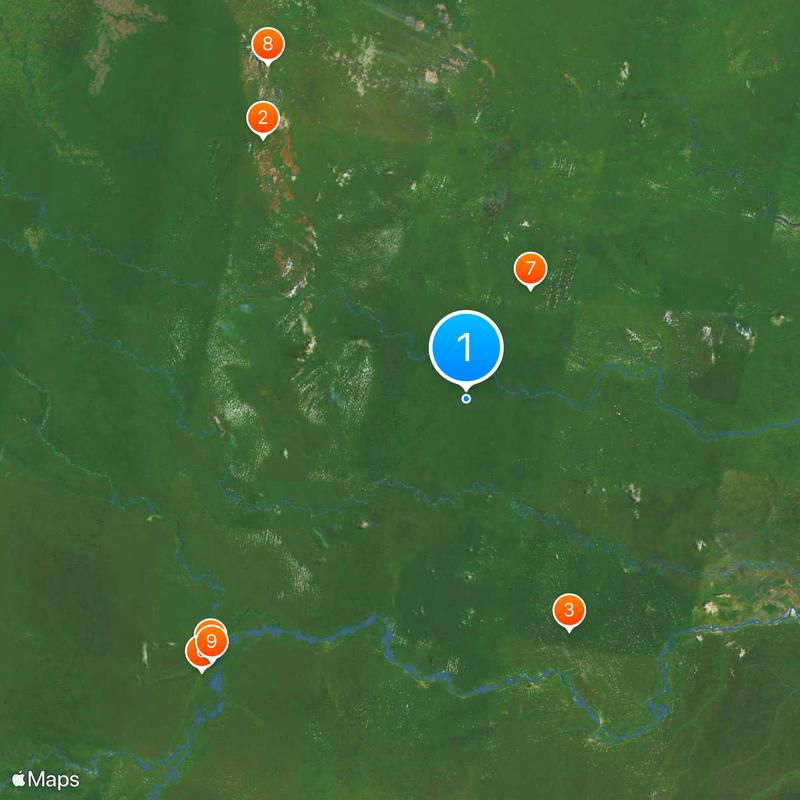 Llanura amazónica Mapa