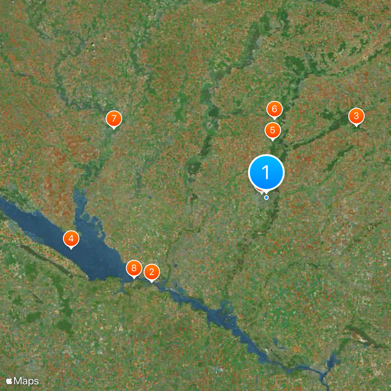 Óblast de Poltava Mapa