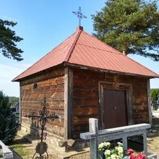 Cemetery chapel at the catholic cemetery in Jasionówka