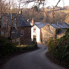 Lower Lamellion Farmhouse And Attached Garden Wall And Railings