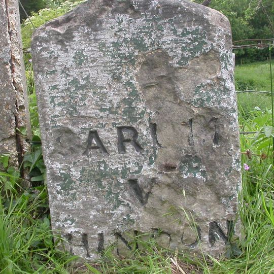 Milestone About 25 Metres West Of Lane To South Burcombe
