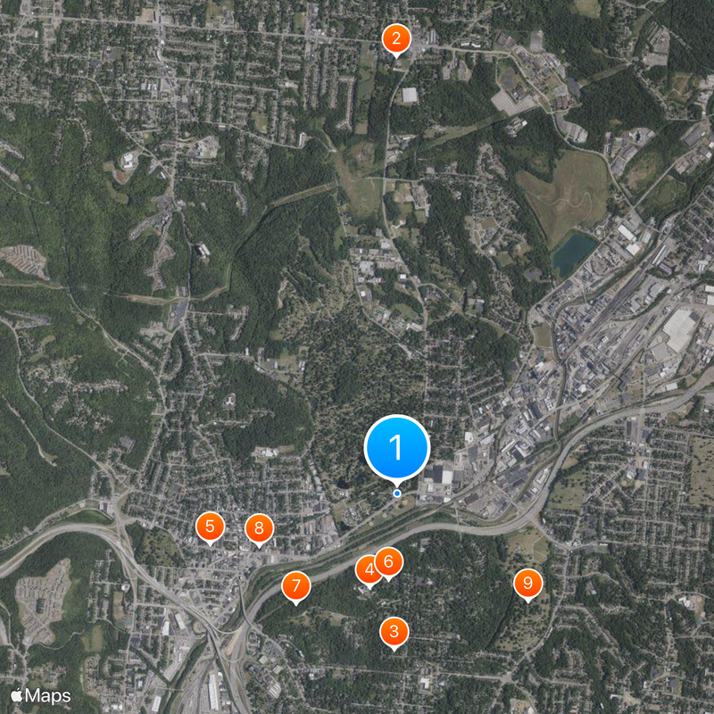 Spring Grove Cemetery Mapa