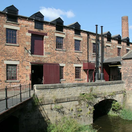 Bridge Over Mill Stream To East Of Thwaite Mill With Retaining Wall On South Side Of Mill Race