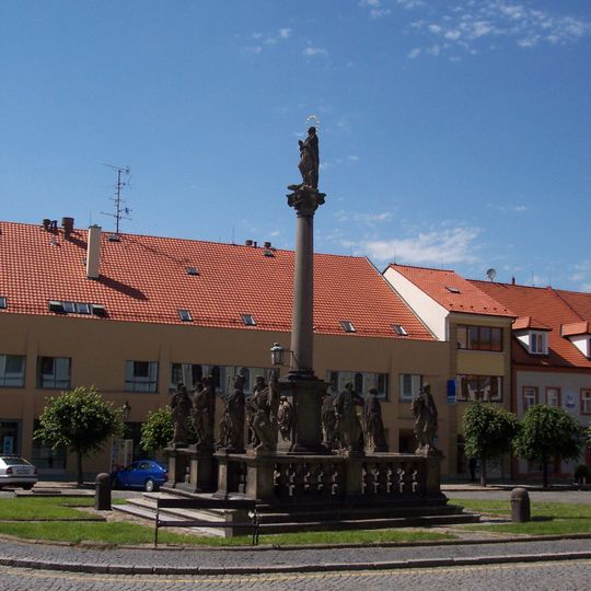 Maria column in Písek