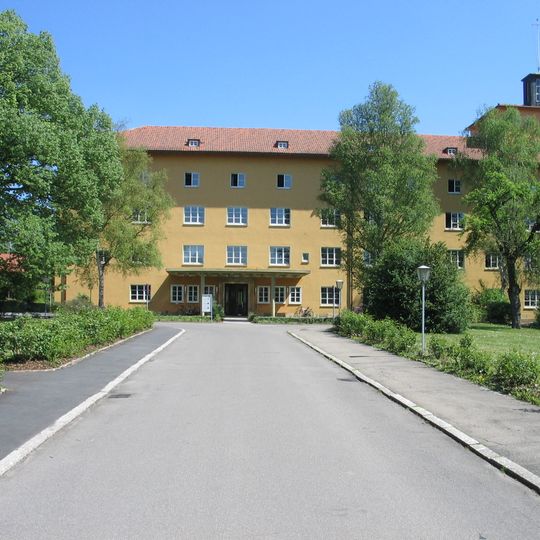 Gebäude auf dem Sand