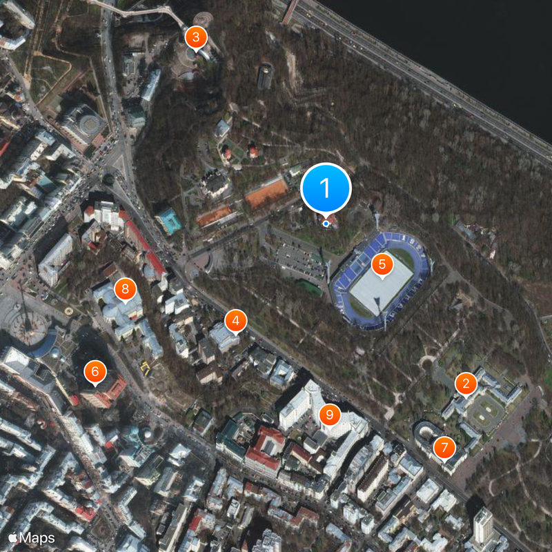 Dinamo Restaurant Kaart