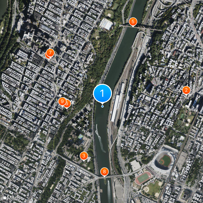 Harlem River Map