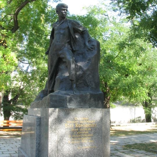 Vitya Korobkov monument in Feodosia