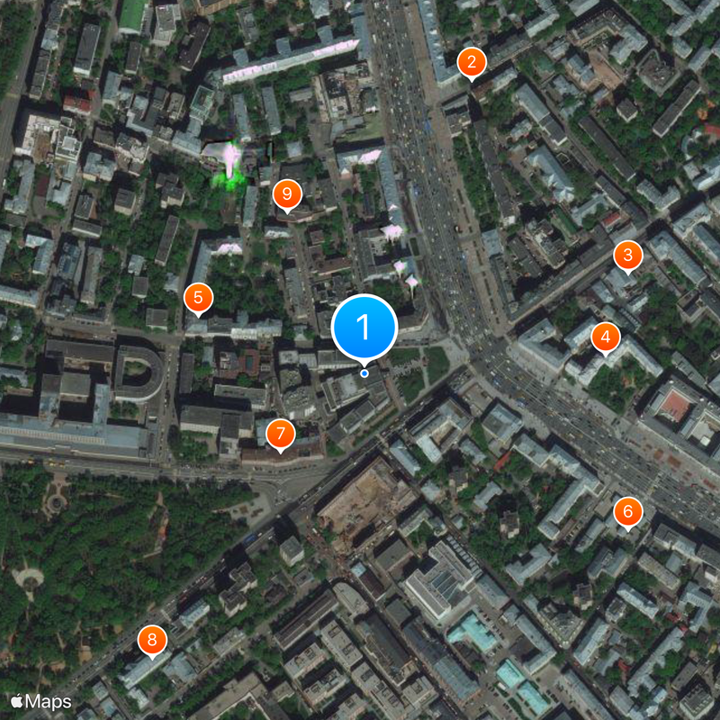 Accounts Chamber of the Russian Federation Map