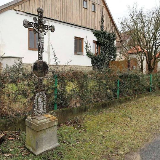 Wayside crosse in Otmíče