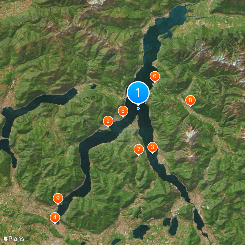 Lake Como Map