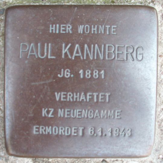 Stolperstein voor Paul Kannberg