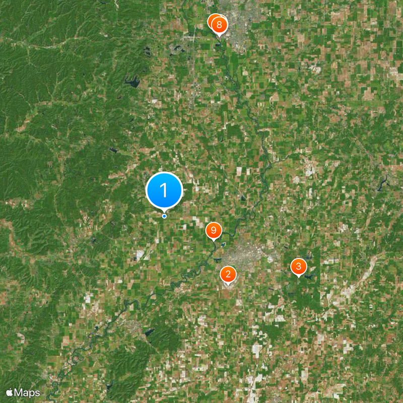Southern Indiana Map