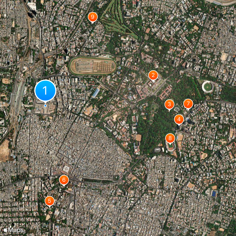 Majestic metro station Map