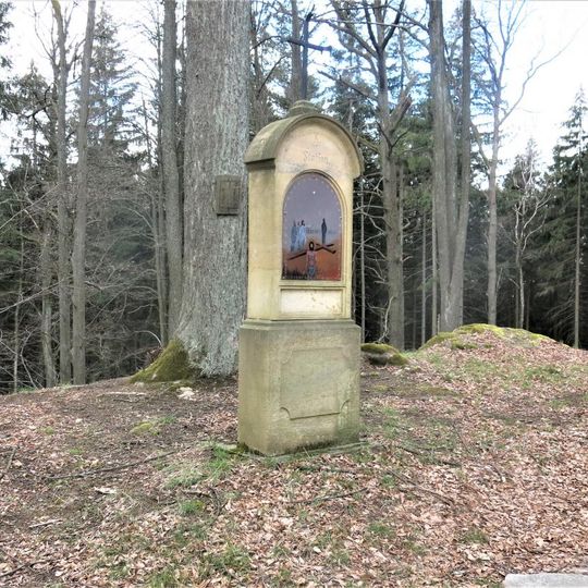 Kaplička X. zastavení křížové cesty na vrchu Jáchym