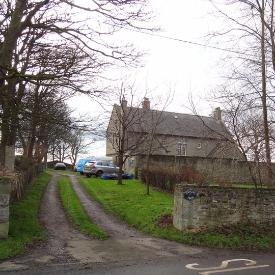 Hauxley Farmhouse Wall And Attached Outbuildings