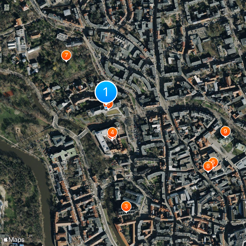 German Academy of Sciences Leopoldina Map
