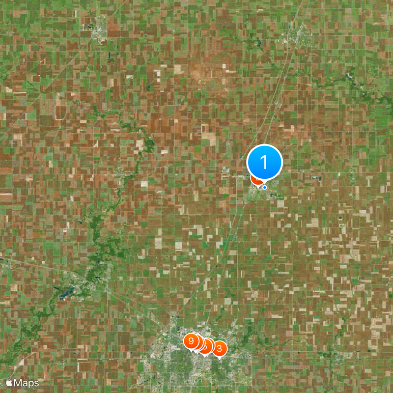 Chanute Air Force Base Map