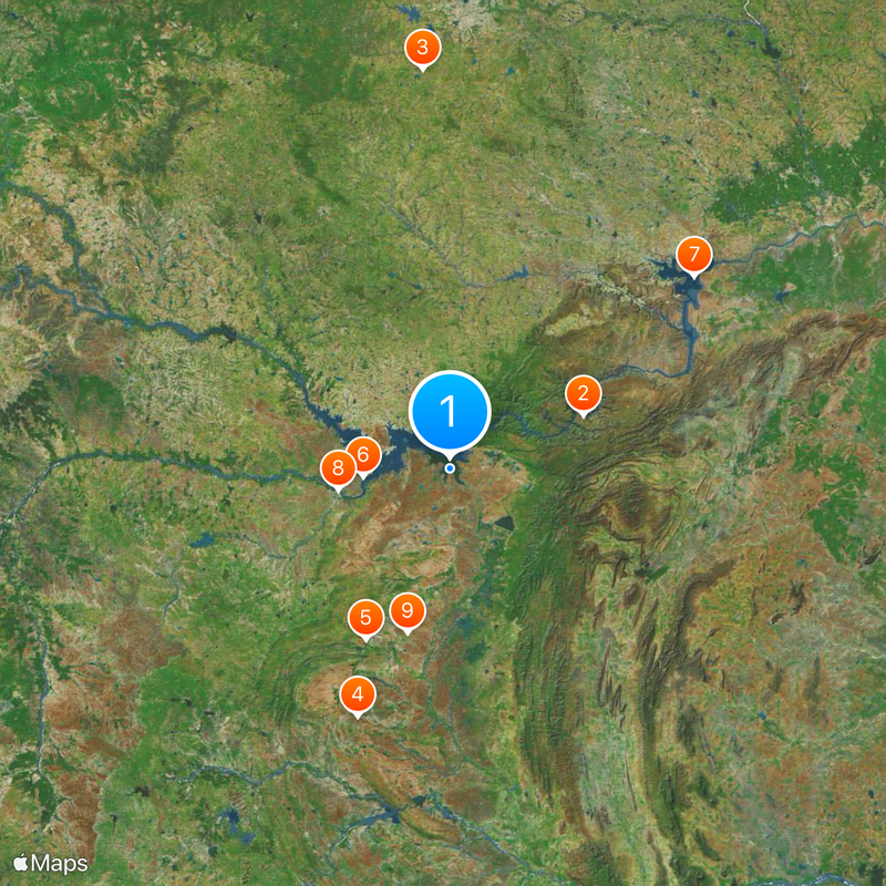 Telugu Ganga project Map