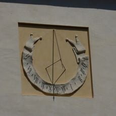 Sonnenuhr am Schloss Senftenberg