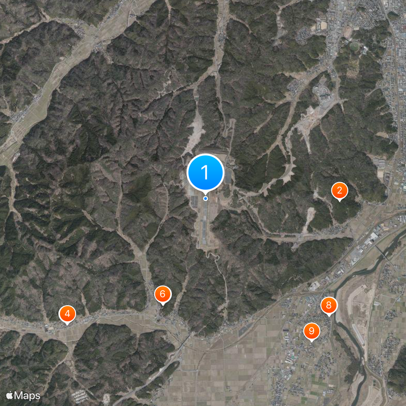 Tajima Airport Map