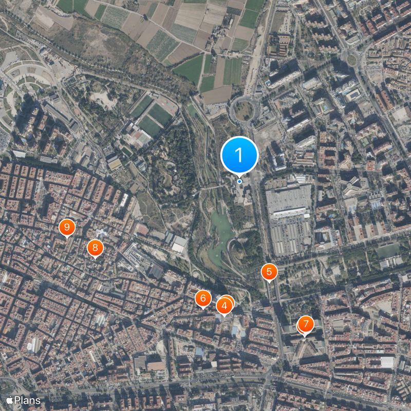 Valencia Bioparc Mapa