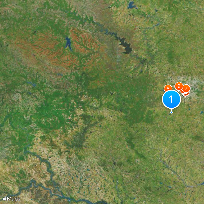 Statue of Equality Map