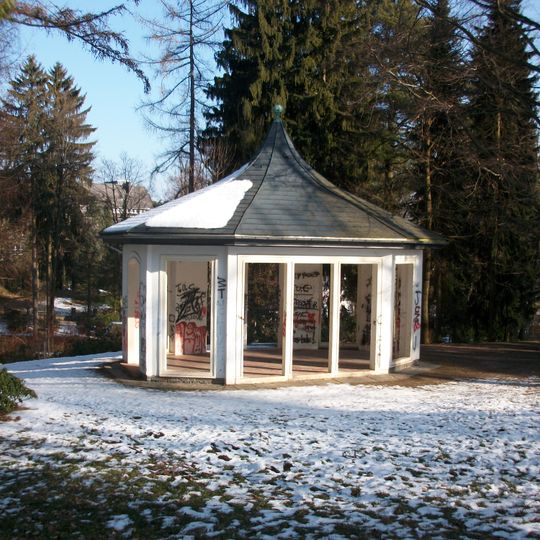 Einzeldenkmal in der Sachgesamtheit Stadtpark: Pavillon - Hartensteiner Straße -