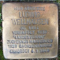 Stolperstein dedicated to Ludwig Wellhausen