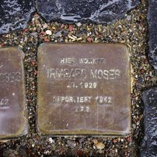Stolperstein dedicated to Irmgard Moses