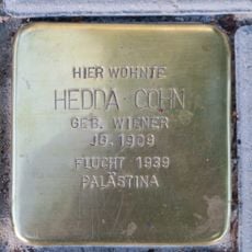 Stolperstein dedicated to Hedda Cohn