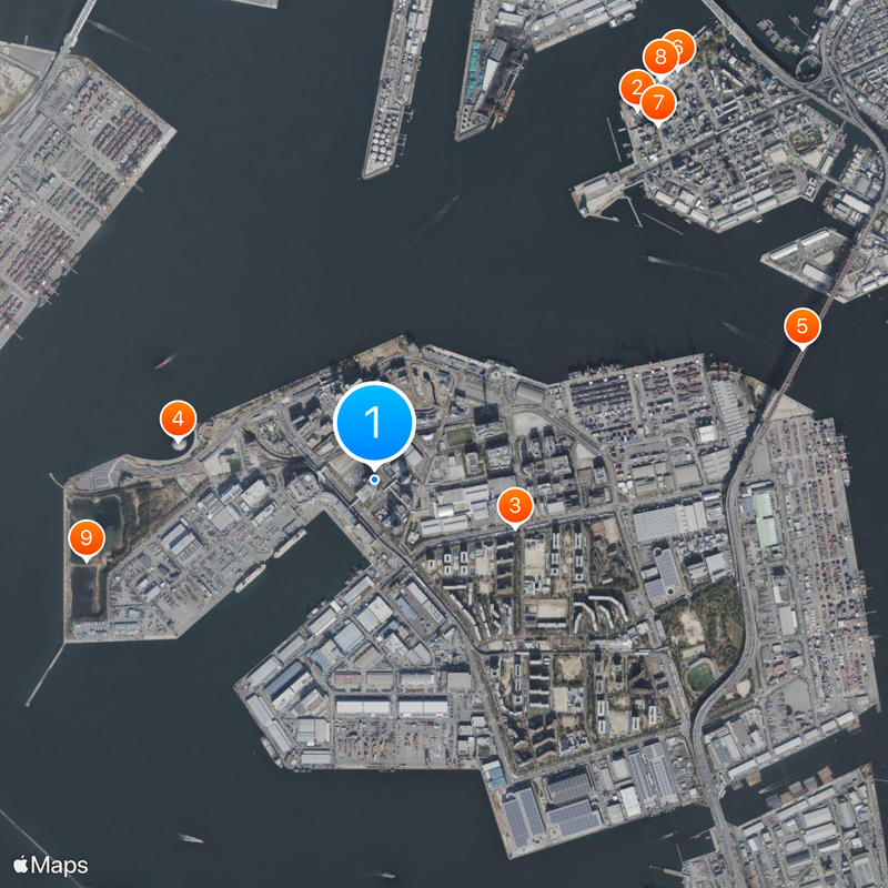 Osaka Prefectural Government Sakishima Building Mapa