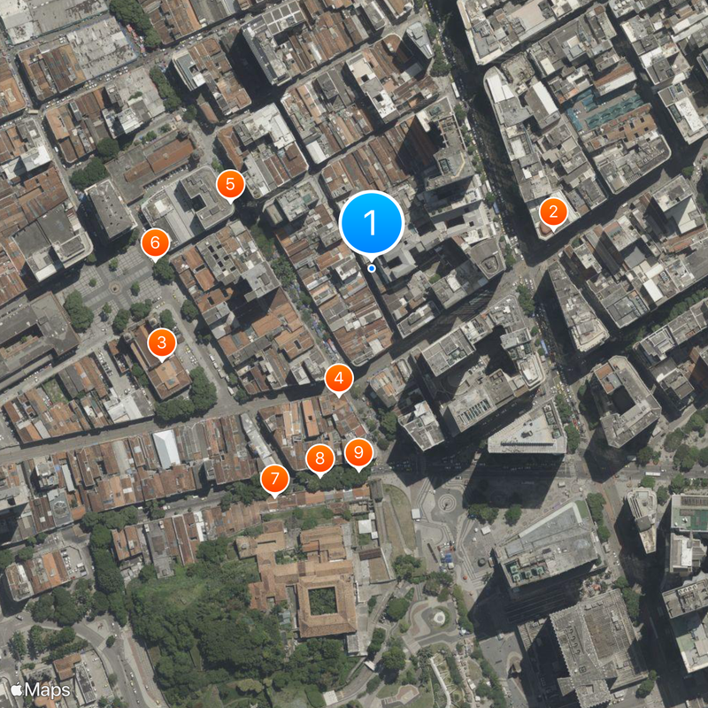 Confeitaria Colombo Mappa