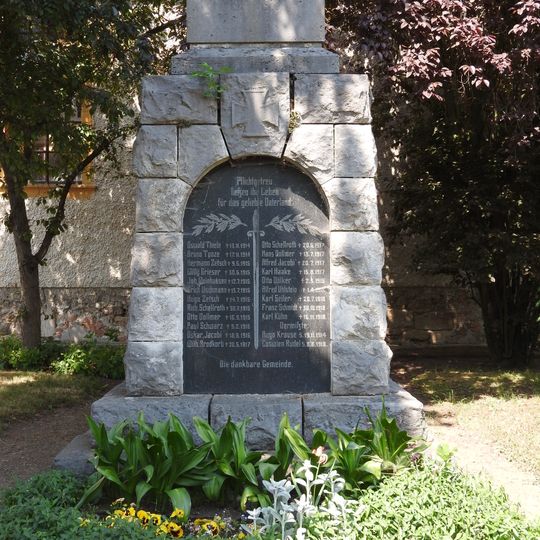War memorial Mannstedt