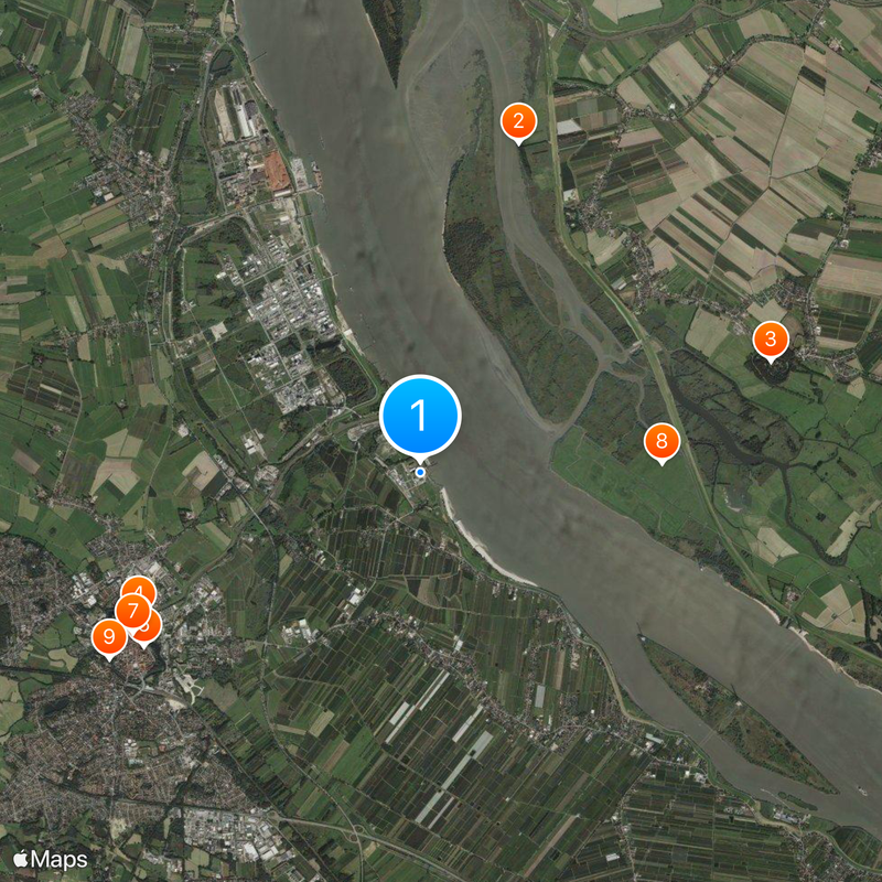 Stade Nuclear Power Plant Map
